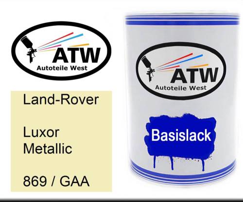 Land-Rover, Luxor Metallic, 869 / GAA: 500ml Lackdose, von ATW Autoteile West.